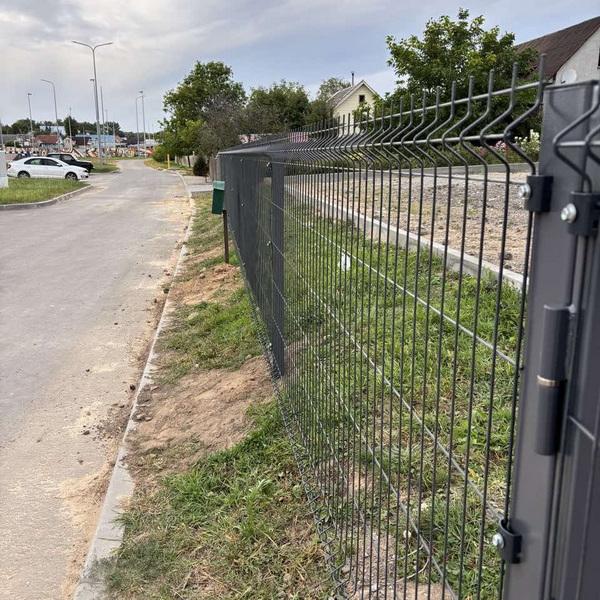 3D забор для магазина в Минске