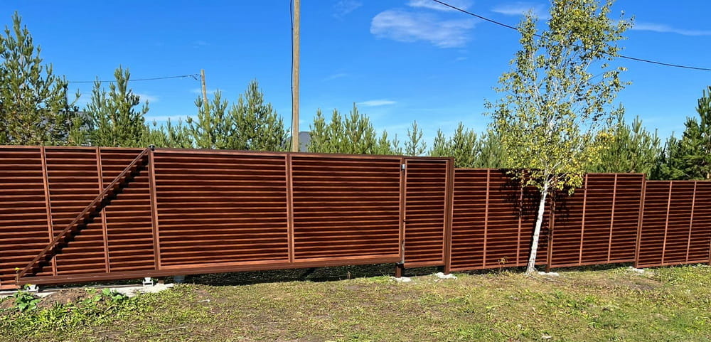 Забор жалюзи ROYAL фотография