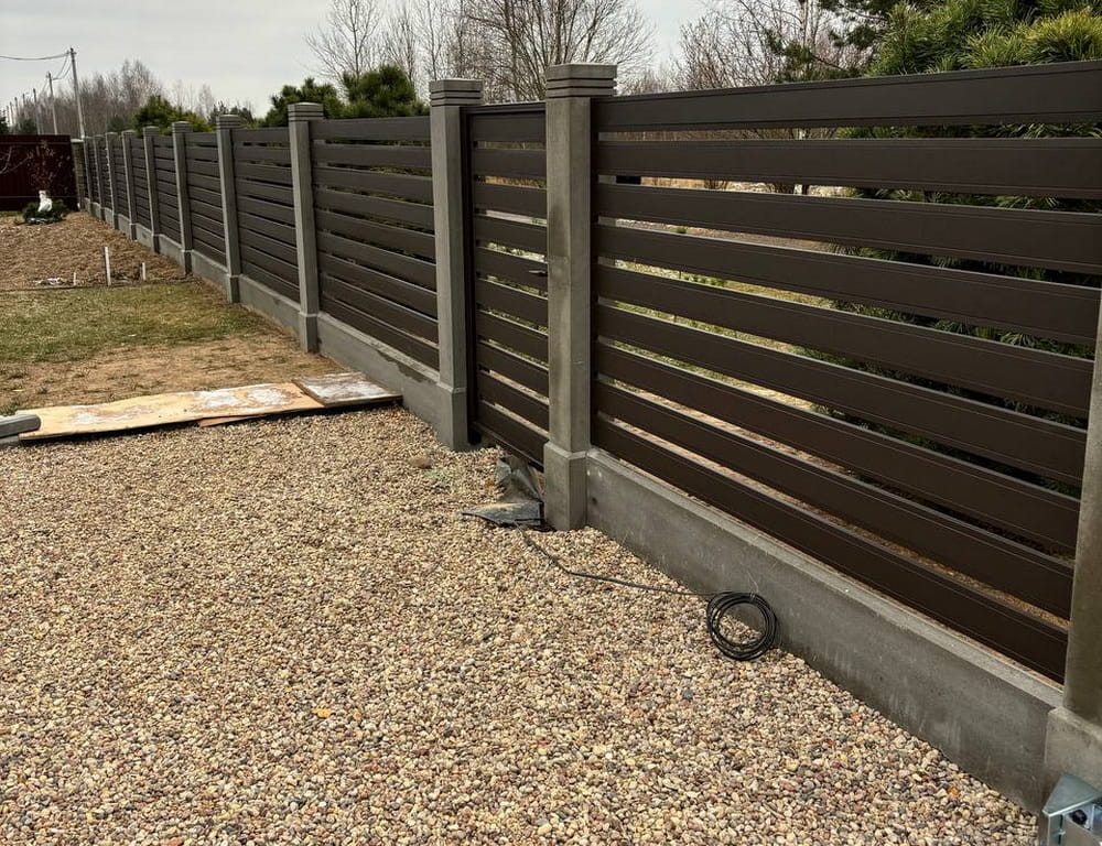 Забор Ранчо фотография проекта в Минске